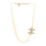Pearl CC 100th Anniversary Necklace Light Gold - Image 3