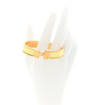 Enamel Narrow Clic Clac H Bracelet PM Jaune Bourgeon - Image 2
