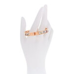 Enamel Printed Hermes Flagship Mini Clic Kelly Bracelet PM Jasmin - Image 2