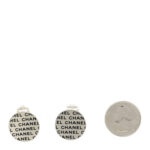 Logo Clip On Earrings Silver - Image 2