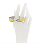 Enamel Narrow Clic Clac H Bracelet PM    Jaune Tennis - Image 2