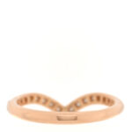 18K Rose Gold Diamond Soleste V Ring 46 3.5 49/5 - Image 3