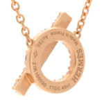 18K Rose Gold Diamond Finesse Pendant Necklace - Image 4
