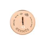 18K Rose Gold TPM Ex-Libris Stud Earrings - Image 4
