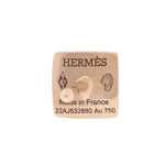 18K Rose Gold Clou d'H Stud Earrings - Image 4