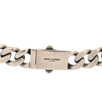 Metal Curb Chain Necklace Oxidized Silver - Image 4