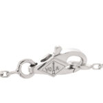 18K White Gold Diamond Sweet Alhambra Bracelet - Image 3