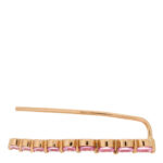 18K Rose Gold Pink Sapphire Single Floating Earring - Image 3