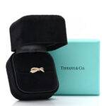 18K Yellow Gold Diamond Infinity Ring 52 6 - Image 5