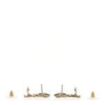 Crystal Star 5 CC Earrings Gold - Image 3