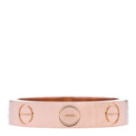18K Pink Gold 3.5mm LOVE Wedding Band Ring 47 4 - Image 2