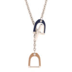 Palladium Lacquered Etrier Necklace - Image 4