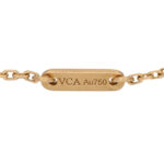 18K Yellow Gold Mother of Pearl Sweet Alhambra Bracelet - Image 3