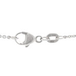 14k 18K White Gold Diamond Tahitian Cultured Pearl 9.5-10mm Drop Pendant Necklace - Image 4