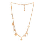 Metal Blooming Supple Necklace Gold - Image 3