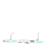Crystal LV Iconic Sweety Earrings Blue - Image 3