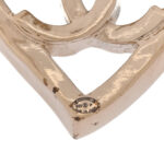 Metal CC Heart Coco In Love Earrings Gold - Image 4