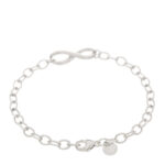 Sterling Silver Infinity Chain Bracelet - Image 2
