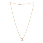 18K Rose Gold Diamond Finesse Pendant Necklace - Image 3