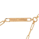 18K Yellow Gold Diamond Pave PM Kelly Chaine Lariat Necklace SH - Image 4