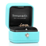 18K Rose Gold Mini Paloma's Graffiti Love Ring 49 5 - Image 5
