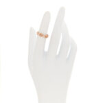 18K Rose Gold PM Chaine d'Ancre Enchainee Ring 48 4.5 - Image 2