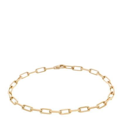18K Yellow Gold Small Santos de Cartier Link Chain Bracelet