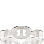 Sterling Silver PM Chaine d'Ancre Enchainee Band Ring 52 6 - Image 4