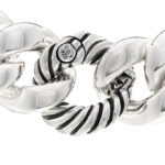 Sterling Silver Cordelia Curb Link Necklace - Image 4