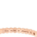 18K Rose Gold Small Perlee Ring 51 5.75 - Image 4