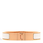 Enamel Clic Anneau Bracelet PM Craie - Image 3