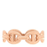 18K Rose Gold PM Chaine d'Ancre Enchainee Ring 48 4.5
