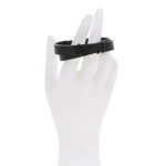 Calfskin Opyum Double Wrap Bracelet Black - Image 2