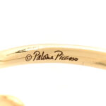 18K Yellow Gold Paloma's Graffiti Love Ring 56 7.5 - Image 4