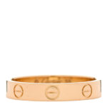 18K Yellow Gold 3.5mm LOVE Wedding Band Ring 55 7.25
