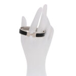 Enamel Narrow Clic Clac H Bracelet GM Black - Image 2