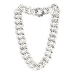 Sterling Silver Cordelia Curb Link Necklace - Image 3