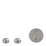 Sterling Silver Torchon Double G Earrings - Image 2