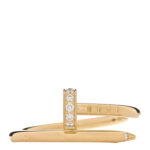 18K Yellow Gold Diamond Small Juste Un Clou Ring 48 4.5