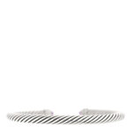 Sterling Silver Diamond Amethyst 5mm Cable Classics Bracelet - Image 2