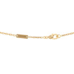 18K Yellow Gold Black Onyx Magic Alhambra Pendant Necklace - Image 4