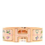Enamel Couvertures et Tenues de Jour Wide Clic Clac H Bracelet PM Pannacotta