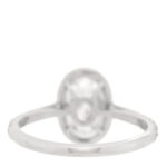 Platinum Diamond 1.52ct Oval Cut Soleste Engagement Ring 52 6 - Image 3