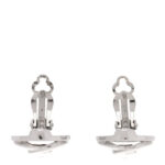Metal CC Clip On Earrings Silver - Image 3