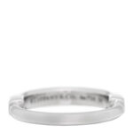 18K White Gold Lock Ring 44 3