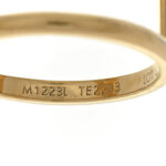 Metal Crystal Iconic Tresor Ring L Gold - Image 5