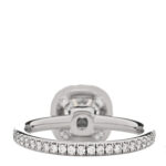 Platinum Diamond 1.10ct The One Cushion Shaped Micropave Engagement Ring 47 4 - Image 3