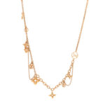 Metal Blooming Supple Necklace Gold