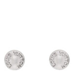 18K White Gold Clous Ear Studs Earrings