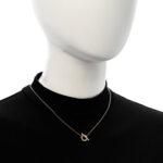 18K Rose Gold Green Sapphire Finesse Pendant Necklace - Image 2
